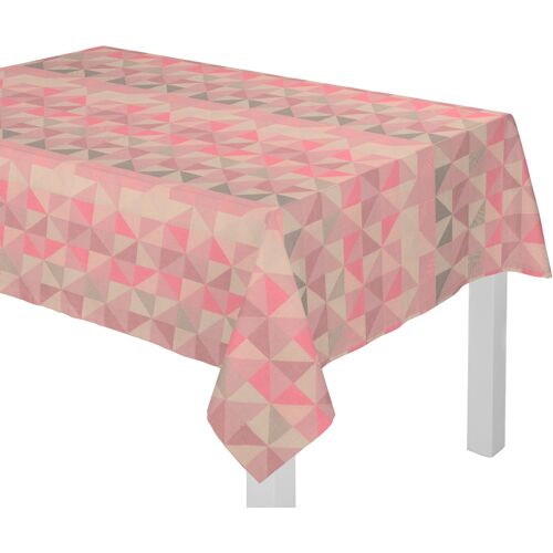 Tischdecke ADAM "Bio Bel" Tischdecken Gr. B/L: 130 cm x 220 cm, eckig, rosa Tischdecken