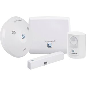 HOMEMATIC IP Smart-Home Starter-Set "Alarm" Smart-Home-Stationen weiß Homematic IP