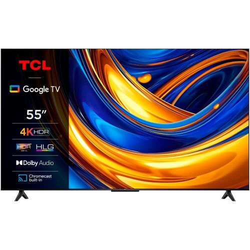 E (A bis G) TCL LED-Fernseher "55V6BX1" Fernseher titan, anthrazit LED Fernseher