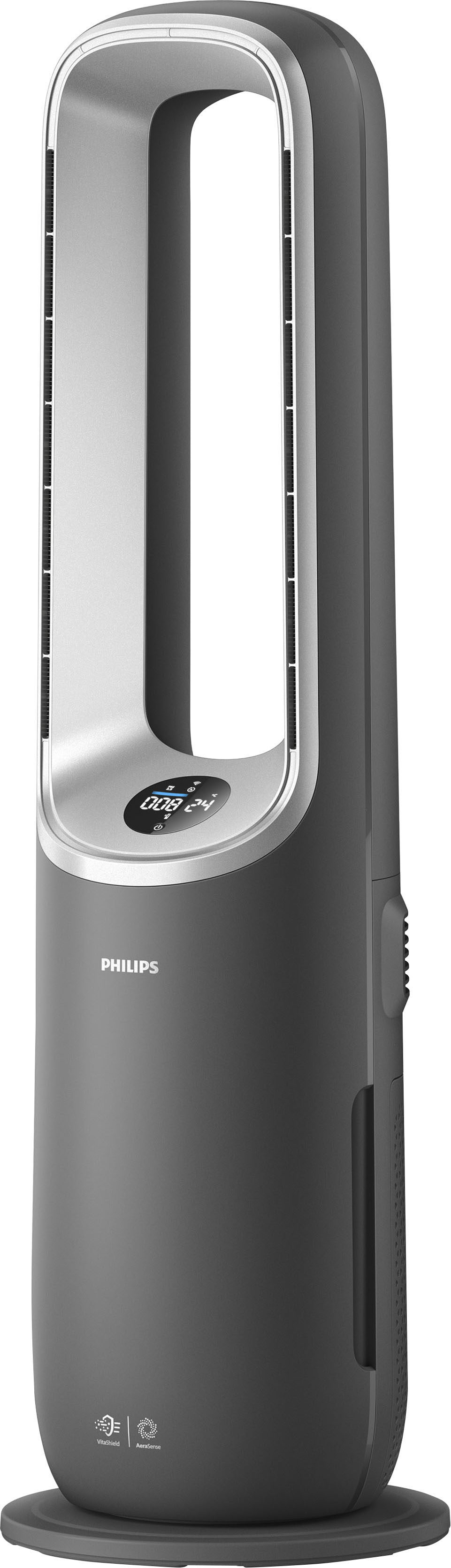 PHILIPS Luftreiniger "AMF870/15 Air Performer 8000 Serie" grau (dunkelgrau, silbern) Luftbefeuchter Luftreiniger