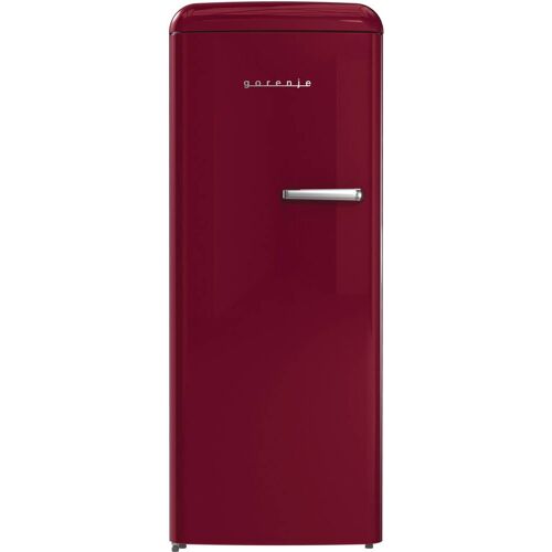 Gorenje D (A bis G) GORENJE Kühlschrank Kühlschränke Gr. Linksanschlag, rot (bordeaux) Kühlschränke mit Gefrierfach