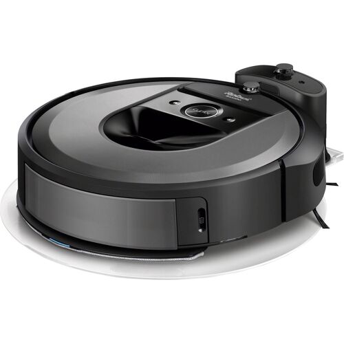 IROBOT Saugroboter "Roomba Combo i8 (i817840); Saug-und Wischroboter" grau (charcoal) Saugroboter