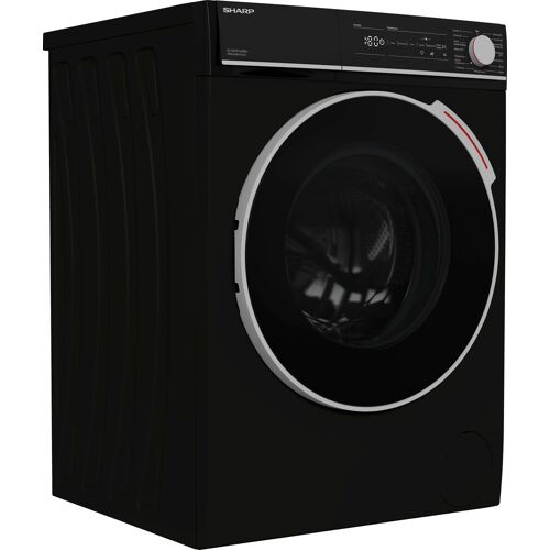 Sharp A (A bis G) SHARP Waschmaschine „ES-NFH914CBDA-DE“ Waschmaschinen schwarz Frontlader