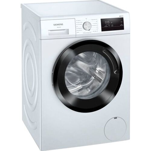 Siemens B (A bis G) SIEMENS Waschmaschine "WM14N0K5" Waschmaschinen schwarz-weiß (weiß, schwarz) Frontlader