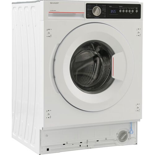 Sharp A (A bis G) SHARP Einbauwaschmaschine "ES-NIB814BWNA-DE" Waschmaschinen weiß Einbauwaschmaschinen