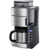 RUSSELL HOBBS Kaffeemaschine mit Mahlwerk Grind & Brew 25620-56 Kaffeemaschinen Gr. 1,25 l, 10 Tasse(n), bunt (silberfarben, grau) Kaffeemaschine mit Mahlwerk