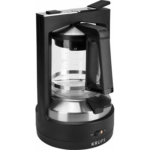 KRUPS Filterkaffeemaschine "KM4689 T8" Kaffeemaschinen Gr. 1 l, 12 Tasse(n), schwarz (schwarz, edelstahl) Filterkaffeemaschine