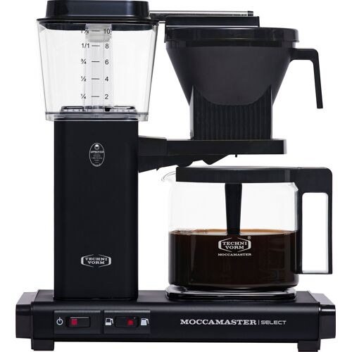 MOCCAMASTER Filterkaffeemaschine "KBG Select matt black" Kaffeemaschinen Gr. 1,25 l, 10 Tasse(n), schwarz Filterkaffeemaschine