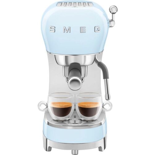 SMEG Espressomaschine „ECF02PBEU“ Kaffeemaschinen blau (pastellblau) Espressomaschine