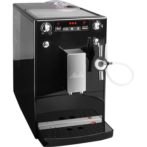 MELITTA Kaffeevollautomat „Solo & Perfect Milk E 957-201, schwarz“ Kaffeevollautomaten Café crème&Espresso per One Touch, Milchsch&heiße Milch per Drehregler schwarz Kaffeevollautomat