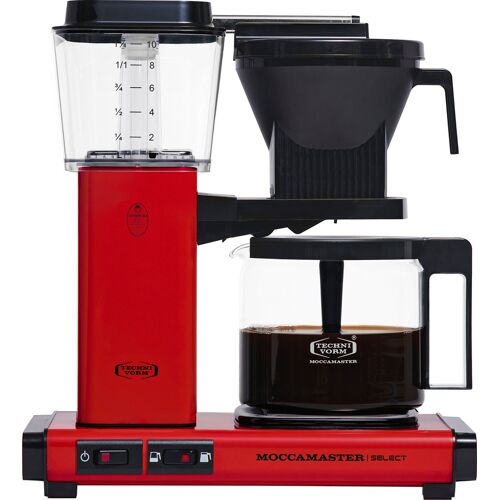 MOCCAMASTER Filterkaffeemaschine "KBG Select red" Kaffeemaschinen Gr. 1,25 l, 10 Tasse(n), rot Filterkaffeemaschine