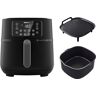 PHILIPS Heissluftfritteuse "Airfryer XXL HD9285/96, 7,2 l" Fritteusen schwarz (schwarz und dunkles silber) Heißluftfritteusen Bestseller