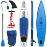 Inflatable SUP-Board EXPLORER "Tourer" Wassersportboards Gr. 380 x 81 x 15cm 380 cm, bunt (blau, weiß, rot) Stand Up Paddle