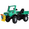 Tretfahrzeug ROLLY TOYS rollyUnimog Forst Tretfahrzeuge grün Kinder Kettcar Tretfahrzeug