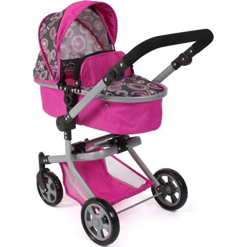 Kombi-Puppenwagen CHIC2000 "Mika, Hot Pink" Puppenwagen pink (hot pink) Kinder Puppenwagen -trage