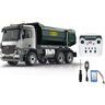 RC-LKW JAMARA "Mercedes-Benz Arocs Metal Meiller 1:20, 2,4 GHz" Fernlenkfahrzeuge grau Kinder Ab 12-15 Jahren