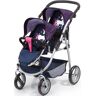 Puppen-Zwillingsbuggy BAYER "blau/Einhorn" Puppenwagen blau (blau, einhorn) Kinder Puppenwagen -trage