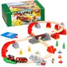 Spielzeug-Feuerwehr BRIO "BRIO WORLD, Feuerwehreinsatz-Rettungs-Set" Spielzeugfahrzeuge bunt Kinder Spielzeugautos