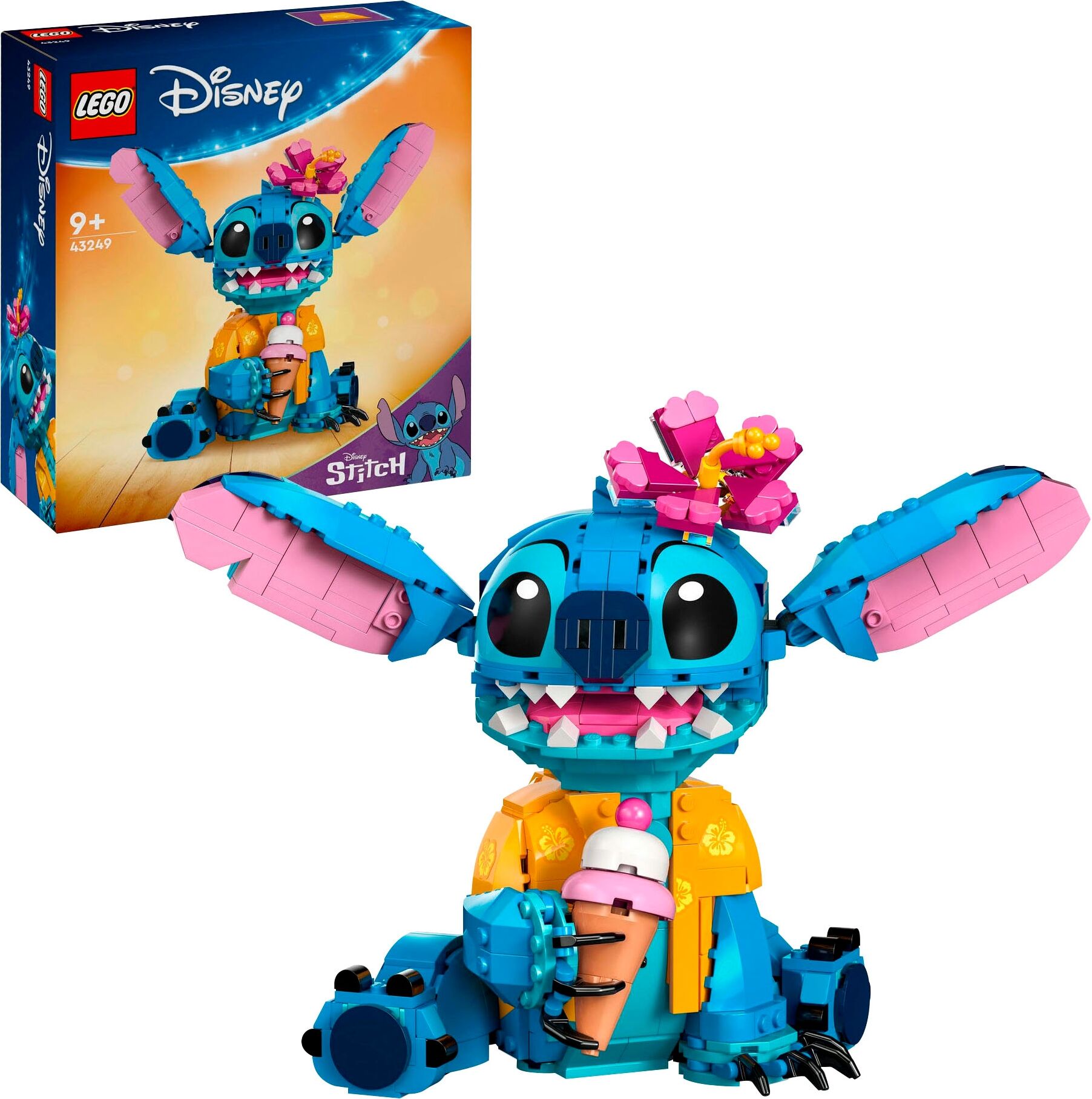 Konstruktionsspielsteine LEGO "Stitch (43249), LEGO Disney Classic" Spielbausteine bunt Kinder Ab 9-11 Jahren