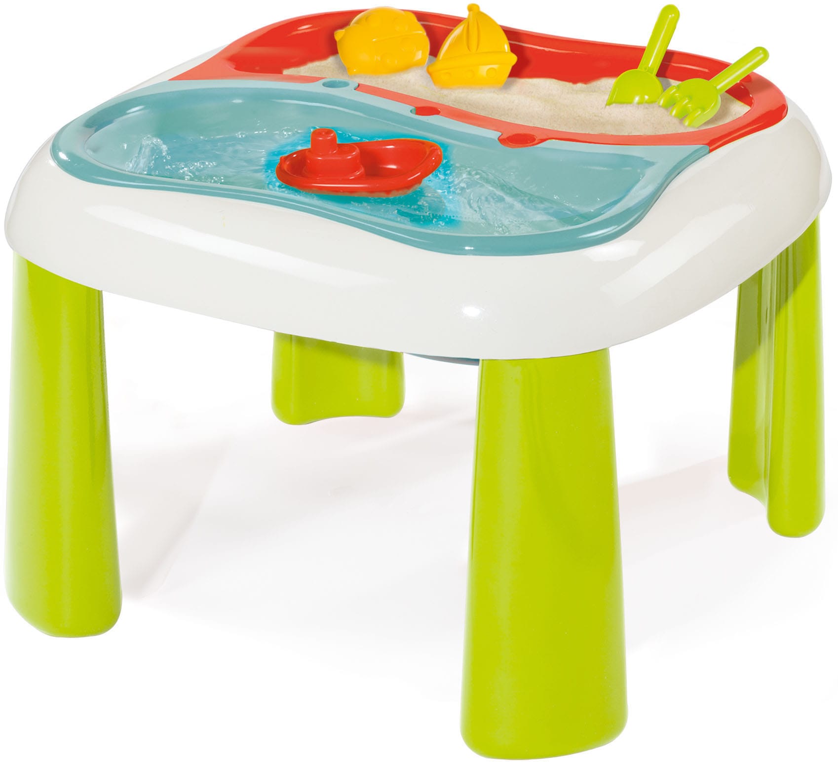 Smoby Spieltisch SMOBY "Sand- und Wasserspieltisch" Spieltische bunt Kinder Ab 18 Monaten mit 2 herausnehmbaren Wannen; Made in Europe