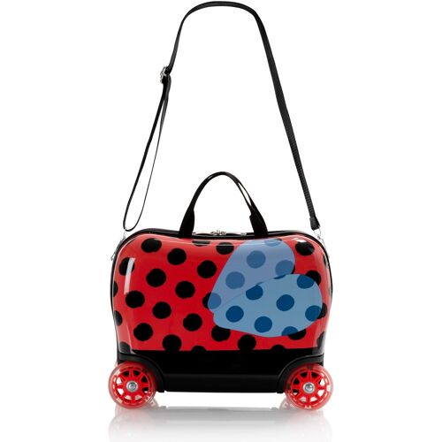 Kinderkoffer HEYS "Kinderkoffer Heys Kids Ride-On Luggage" Gr. B/H/T: 40 cm x 31 cm x 22 cm 25 l, rot Koffer Handgepäck-Koffer