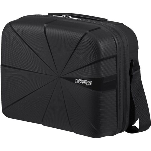 Beautycase AMERICAN TOURISTER "Starvibe Beauty Case, black, 29 cm" Gr. B/H/T: 35 cm x 29 cm x 18 cm, schwarz (black) Taschen Beauty Cases Kosmetiktaschen