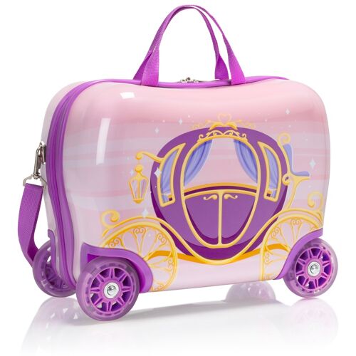 Kinderkoffer HEYS "Kinderkoffer Heys Kids Ride-On Luggage" Gr. B/H/T: 12,4 cm x 16 cm x 8,5 cm 25 l, rosa Koffer Handgepäck-Koffer