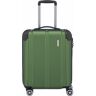 Handgepäck-Trolley TRAVELITE "CITY 4w Trolley S" Gr. B/H/T: 40 cm x 55 cm x 20 cm 40 l, grün Koffer Handgepäck-Koffer Reisekoffer mit TSA Schloss