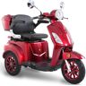 Elektromobil GREENSTREET "E-Mover" Elektromobile rot (weinrot) Mobilitätshilfen inkl. Topcase