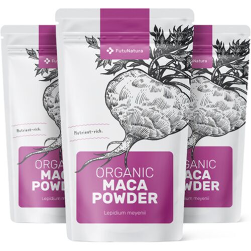 FutuNatura 3x BIO Maca Pulver, zusammen 1500 g