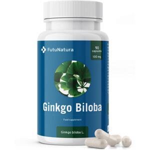 FutuNatura Ginkgo Biloba 100 mg - Gedächtnis und Konzentration, 90 Kapseln FutuNatura Ginkgo Biloba 100 mg - Gedächtnis und Konzentration, 90 Kapseln