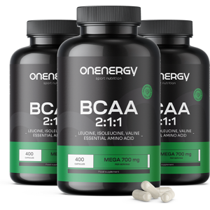 OnEnergy BCAA 3x 700mg - 1200 Kapseln OnEnergy BCAA 3x 700mg - 1200 Kapseln