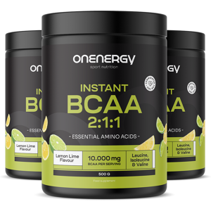 OnEnergy Zitronen-Limetten BCAA 3x 500g - Nahrungsergänzungsmittel OnEnergy Zitronen-Limetten BCAA 3x 500g - Nahrungsergänzungsmittel