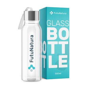 FutuNatura Trinkflasche aus Glas - 500 ml, 1 Stück