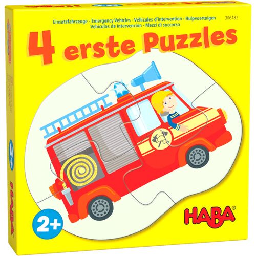Haba puzzle 4 erste Puzzles Utility Vehicles junior Karton