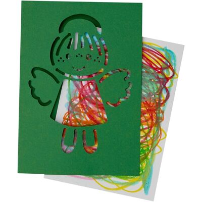 Haba Bastelset - Sachenmacher Erstes Malen Kritzelkarten Weihnachtspost mehrfarbig Haba Bastelset - Sachenmacher Erstes Malen Kritzelkarten Weihnachtspost mehrfarbig