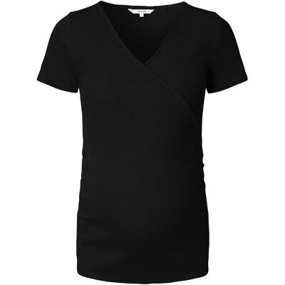 Noppies Umstands- und Still-T-Shirt Sanson Rippqualität schwarz L Noppies Umstands- und Still-T-Shirt Sanson Rippqualität schwarz L