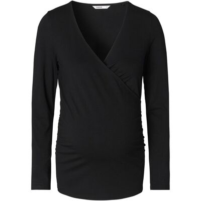 Noppies Umstandsshirt und Stillshirt Langu schwarz S Noppies Umstandsshirt und Stillshirt Langu schwarz S