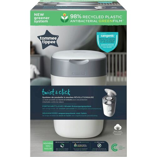 Tommee Tippee Twist & Click Windeleimer Twist & Click weiss