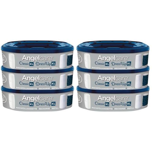 Angelcare 6er-Pack Nachfüllkassette für Windeleimer Dress-Up, Dress-Up XL und Classic XL mehrfarbig