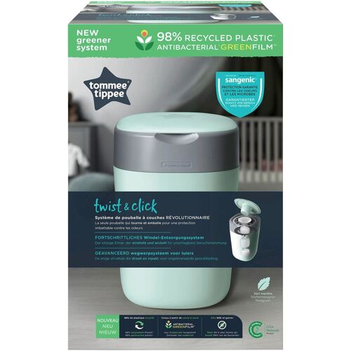 Tommee Tippee Twist & Click Windeleimer Twist & Click gruen
