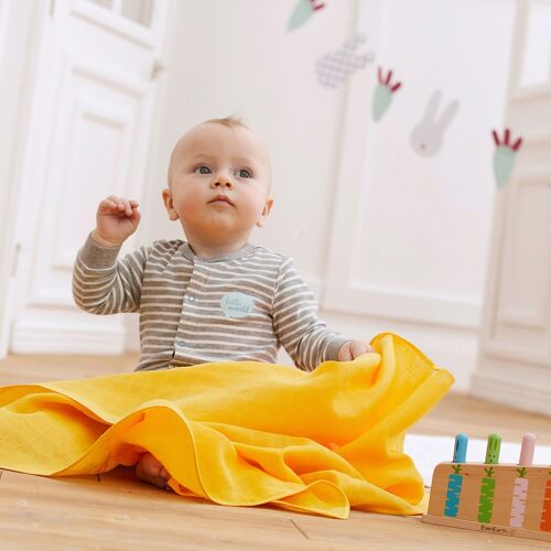 Bornino Lieblinge 4er-Pack Mullwindeln 80x80 cm gruen