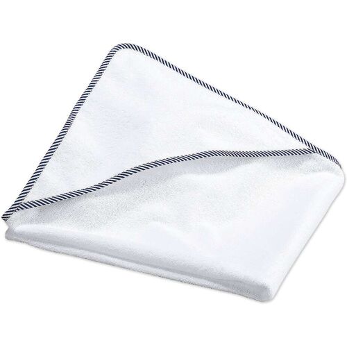 Wörner Kapuzen-Badetuch 100x100 cm weiss weiss