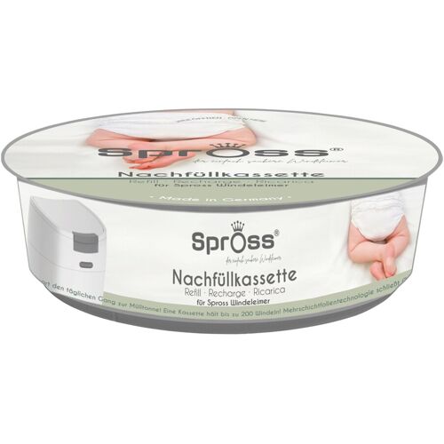 Spross 3er-Pack Nachfüllkassette für Windeleimer Spross weiss