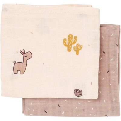 Done By Deer 2er-Pack Mullwindeln 65x65 cm rosa Done By Deer 2er-Pack Mullwindeln 65x65 cm rosa