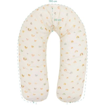 Fillikid Stillkissen Regenbögen beige 190 - Stillkissen Fillikid Stillkissen Regenbögen beige 190 - Stillkissen