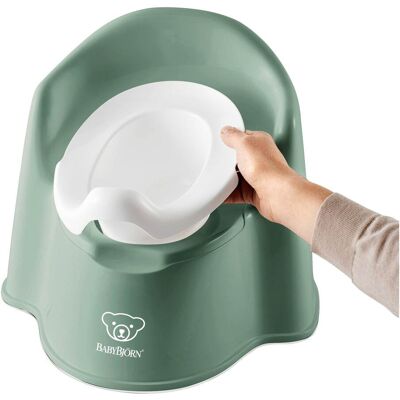 Babybjörn Töpfchen mit Rückenlehne gruen Babybjörn Töpfchen mit Rückenlehne gruen
