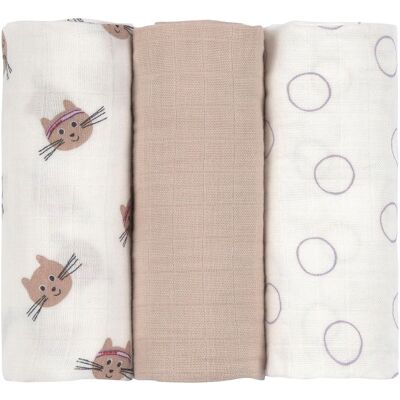 Lässig 3er-Pack Mullwindeln 60x60cm Lässig 3er-Pack Mullwindeln 60x60cm
