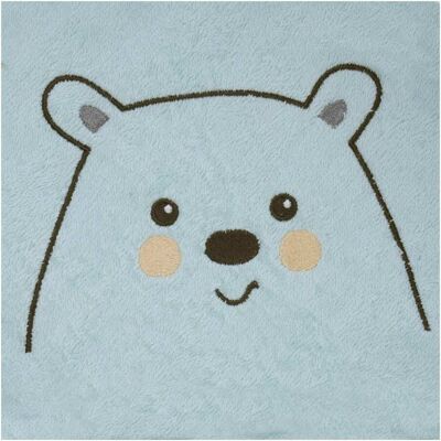 Wörner Baby-Kapuzenhandtuch - Eisbär Mint - 80x80cm Wörner Baby-Kapuzenhandtuch - Eisbär Mint - 80x80cm