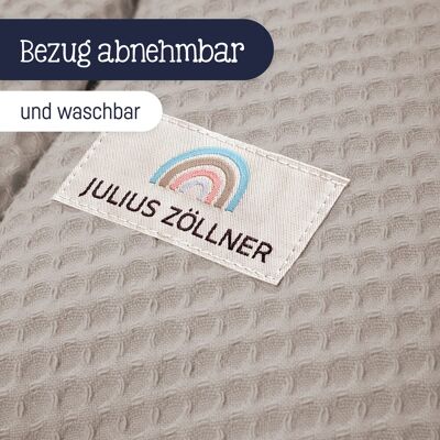 Julius Zöllner Stillkissen Nappi Waffelpique braun Julius Zöllner Stillkissen Nappi Waffelpique braun
